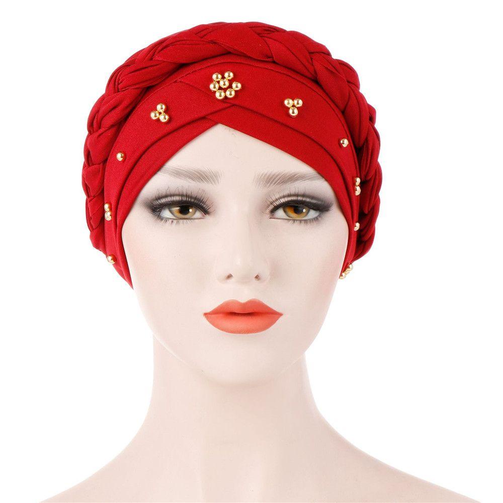 Mũ Turban Lụa Sữa Phong Cách Hồi Giáo Thời Trang Cho Nữ