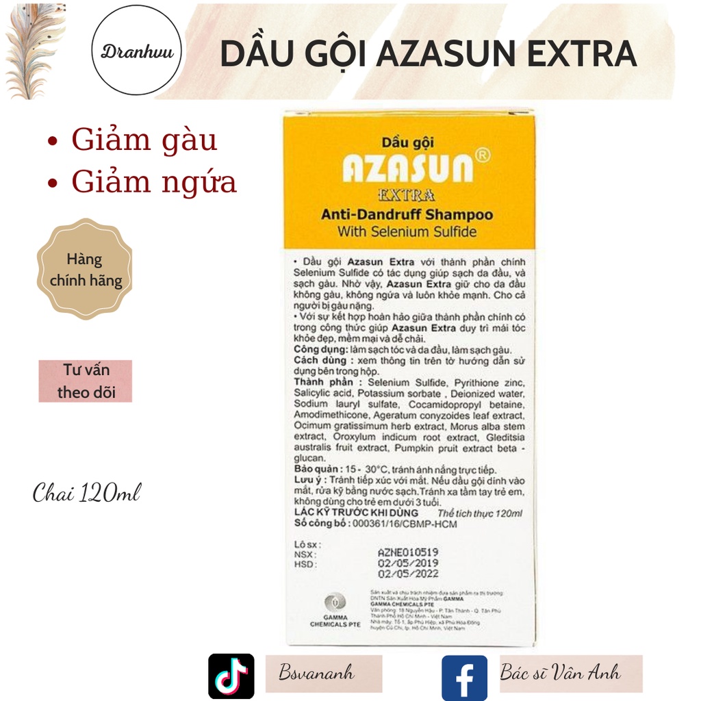 Dầu gội AZASUN EXTRA