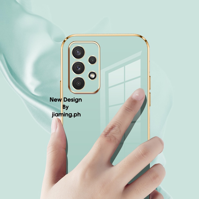 Ốp Điện Thoại Mềm Màu Kẹo Thiết Kế Sang Trọng Có Dây Đeo Cho Samsung Galaxy A32 A22 4G 5G 2022