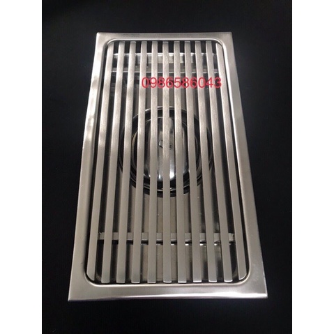 Phễu thoát sàn dài inox304, chống hôi ngăn mùi tuyệt đối 100% - Inox dày cao cấp nhất thị trường