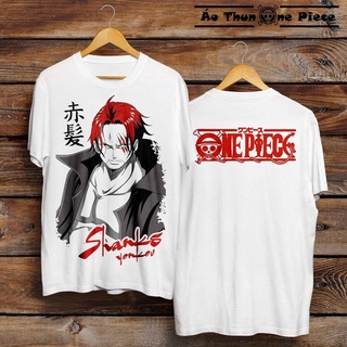 Áo Thun One Piece In Hình Shank Tóc Đỏ - One Piece siêu ngầu, cực chất
