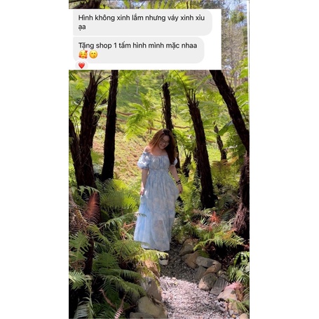 Azura Dress Váy Voan tơ vải in độc đáo