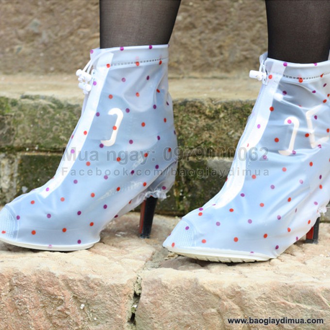 ✪ Bao bọc giày đi mưa A-301C (cho guốc) - đi mưa, đi tuyết, đế chống trơn trượt | BigBuy360 - bigbuy360.vn
