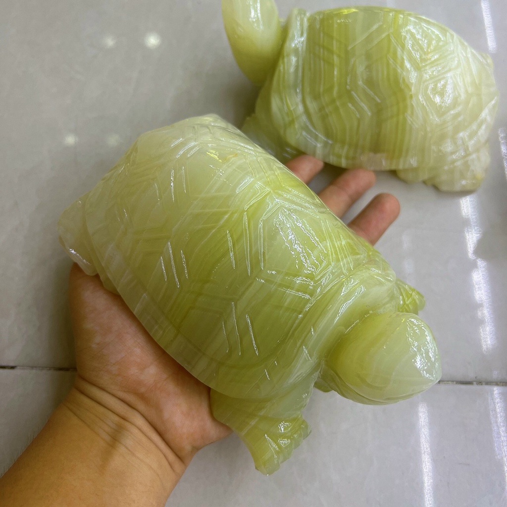 Tượng Rùa , Kim Quy  Đá Ngọc Hoàng Long - Dài 8cm & 10cm & 12cm