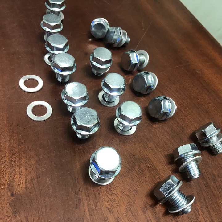 Ốc xả nhớt nam châm hút mạt sắt tăng tuổi thọ động cơ dùng cho xe số và tay ga / Ốc nam châm / ốc xả dầu