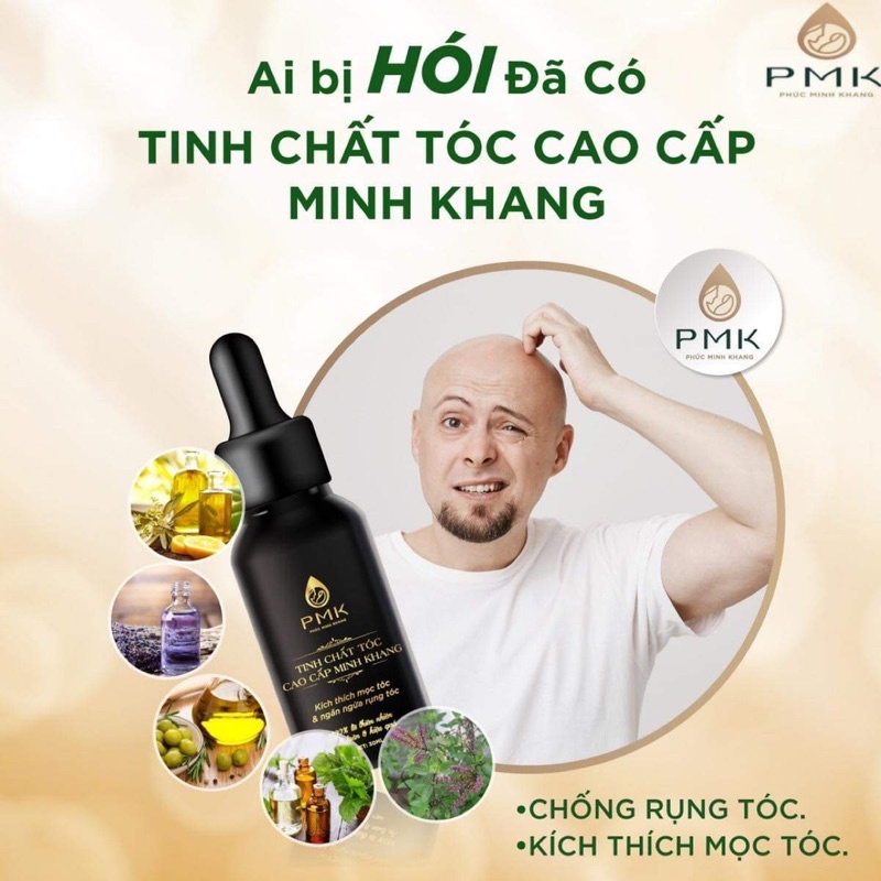 Tinh chất mọc tóc Minh Khang - phục hồi tóc hư tổn, kich thích mọc tóc, hết rụng tóc, hết nấm ngứa, sạch gàu - Tặng quà