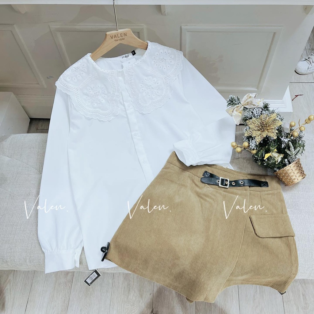 Sơ mi cổ thêu CL (1286)