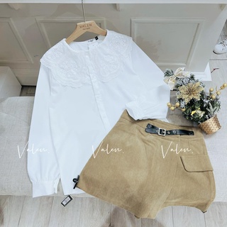Sơ mi cổ thêu cl
