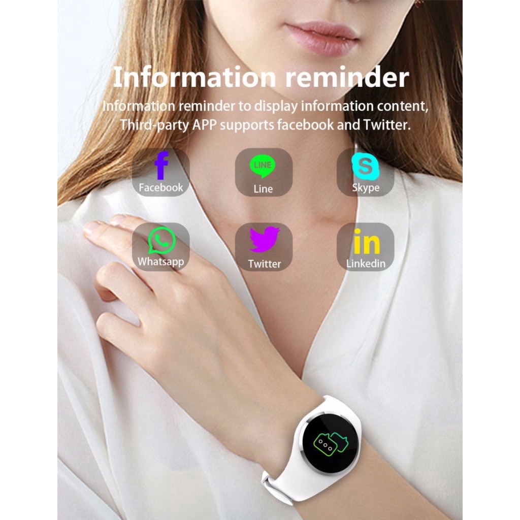 Đồng hồ thông minh kết nối Bluetooth cho Android iOS iPhone Samsung ziyi