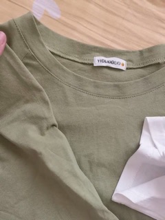 [Sẵn] Áo Phông Oversize xẻ tà ( Có ảnh cận chất )