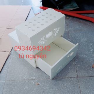 Kệ để chân có ngăn kéo