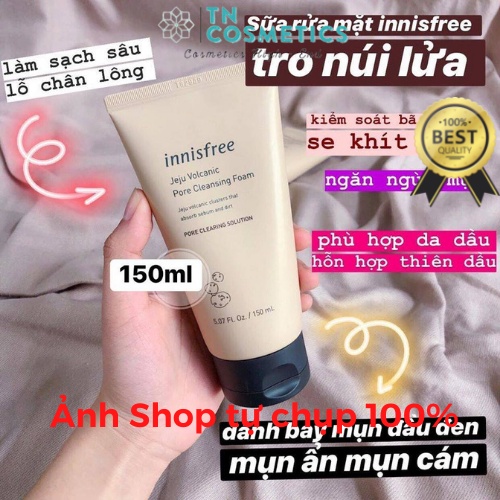 Sữa Rửa Mặt Innisfree Cleansing Foam, SRM Innisfree 150ml SRM1849