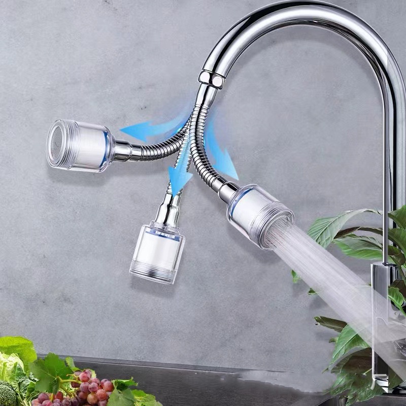 Đầu vòi tăng áp lõi lọc bông loại dài cho vòi rửa chén, vòi lavabo - Tăng Áp Mạnh, Lọc Siêu Sạch