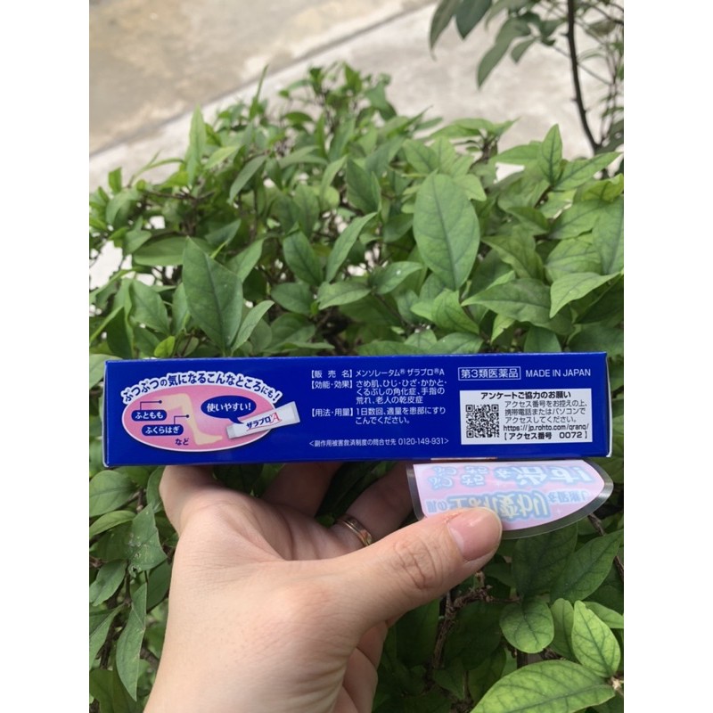 nội địa Nhật - Kem viêm nang lông Rohto Zaraporo 35g
