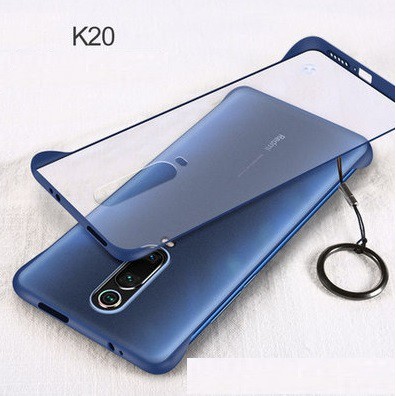 Ốp lưng Redmi K20 / K20 Pro /  K30 / k30 ultra mặt lưng trong suốt viền màu thời thượng ( không có ring )