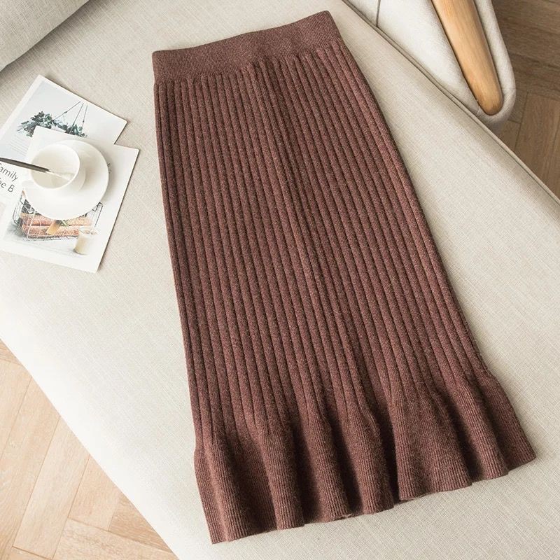 Chân váy len đuôi cá thời trang Hai Boutique chân váy dày đẹp loại 1 Cv16