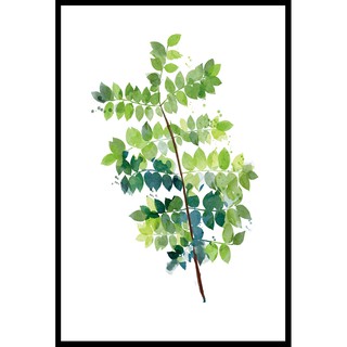 Tranh treo tường HD Lá cây HBO500V KT 30 x 45 cm tặng đinh treo tranh
