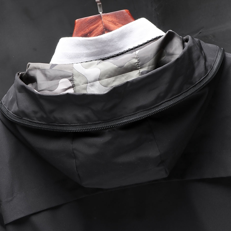 Áo khoác thời trang có mũ trùm đầu phong cách Hàn Quốc đơn giản cho nam J855A | BigBuy360 - bigbuy360.vn