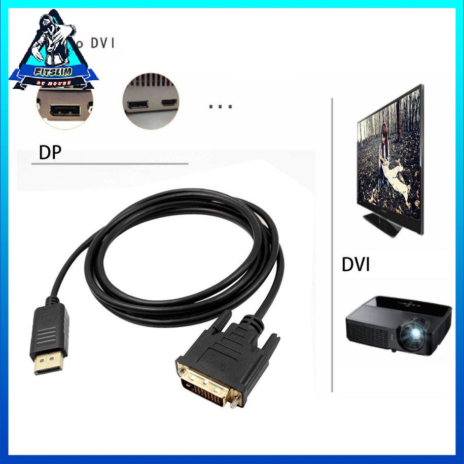 Bộ chuyển đổi cáp DisplayPort DP sang DVI Male to Male 1080P HD DP to DVI Converter [8/23]