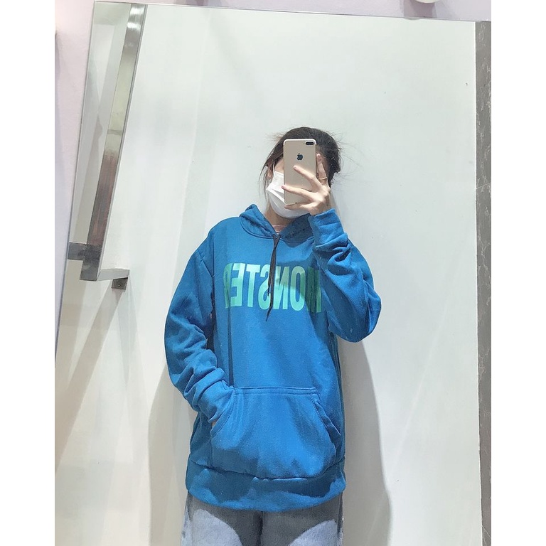 Áo Hoodie nỉ bông ngoại dày sụ, form UNSIEX hoodie mũ 2 lớp