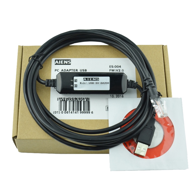 Thích hợp cho ổ đĩa servo dòng INVT SV-DA200 Cáp dữ liệu gỡ lỗi cáp tải xuống