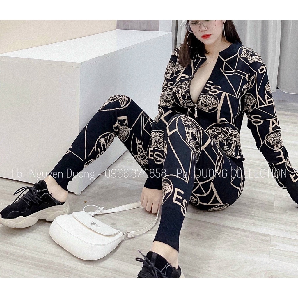 SET BỘ LEN VERSACE SIÊU SANG HÀNG QCCC - HOTTREND