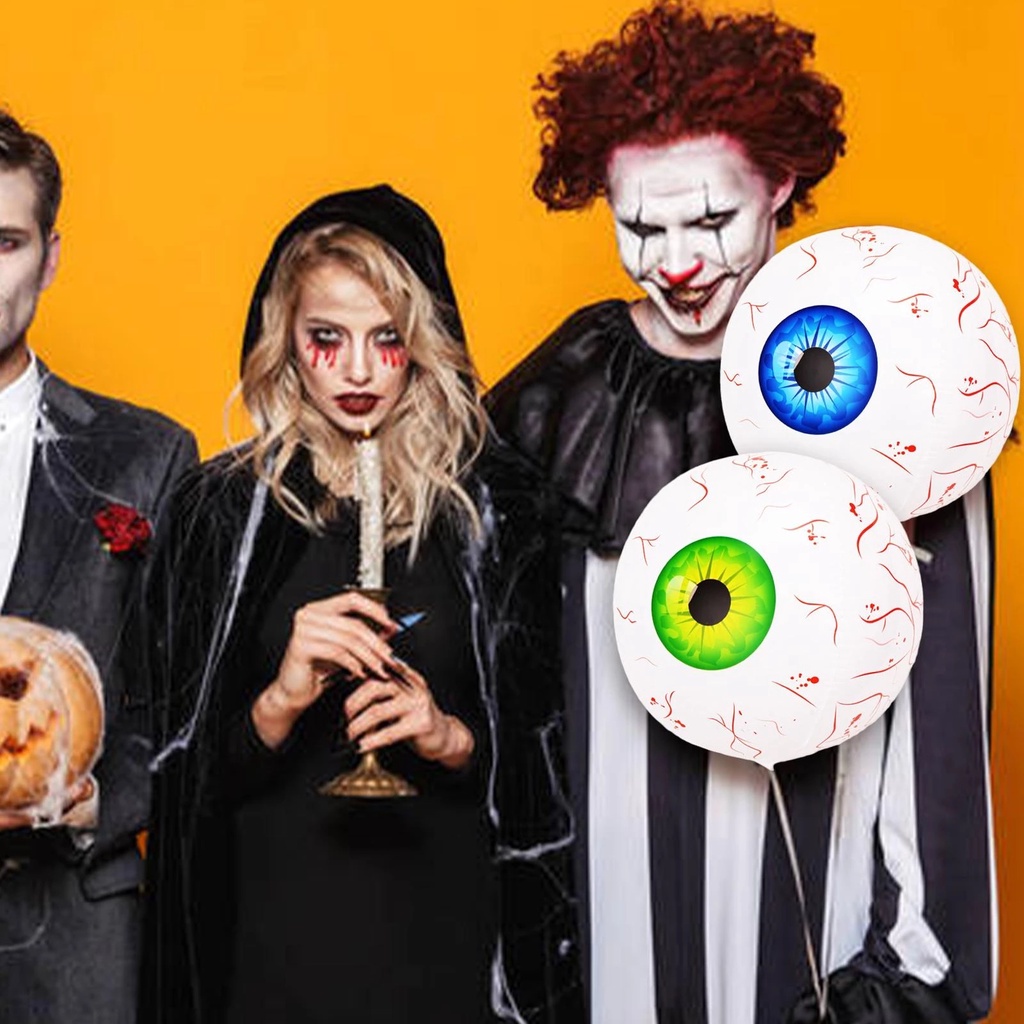 Bong Bóng Hình Đôi Mắt 4D Trang Trí Halloween