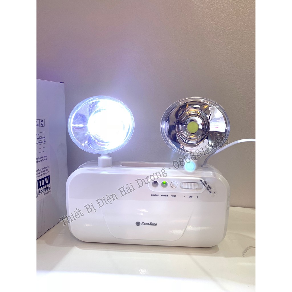 Đèn LED khẩn cấp Rạng Đông 10W D KC02/10W (Ánh sáng trắng) - Bảo hành 12 tháng