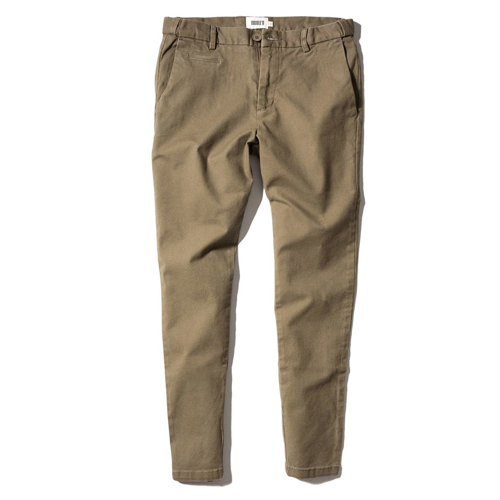 Quần kaki nam Double'D chất kaki lưng thun co giãn dáng SlimFit QKK