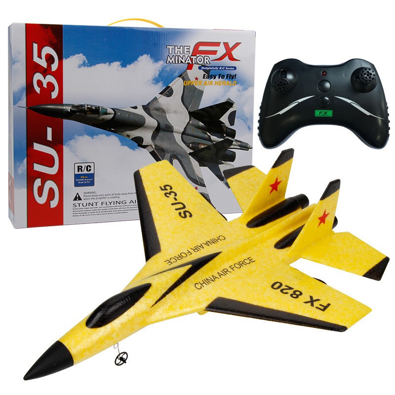 Mô Hình Máy Bay Đồ Chơi Điều Khiển Từ Xa Fx-820 2.4g 2ch Su-35 Rc Su-35