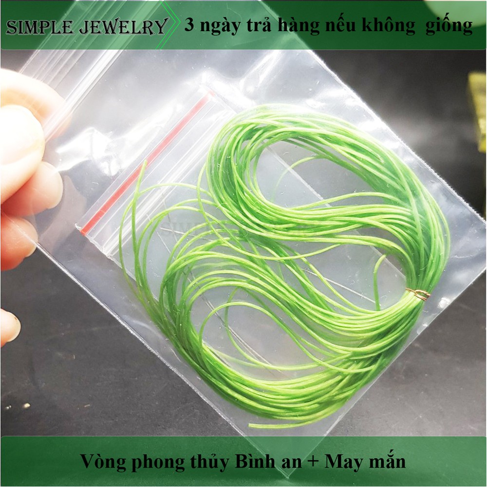 Dây chun đàn hồi xâu vòng đá CHUYÊN DỤNG, co giãn, mềm mịn, không xơ xước - Đủ màu