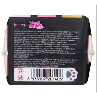 KOTEX MỎNG CÁNH MINI MEOW SIÊU MỀM, SIÊU MỎNG 