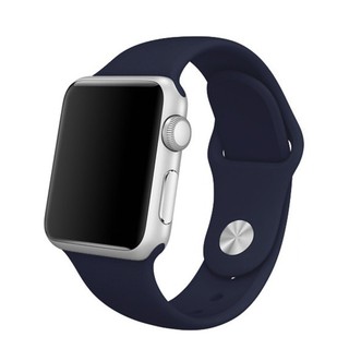 Dây silicon Apple Watch Series 1,2,3,4,màu xanh đen
