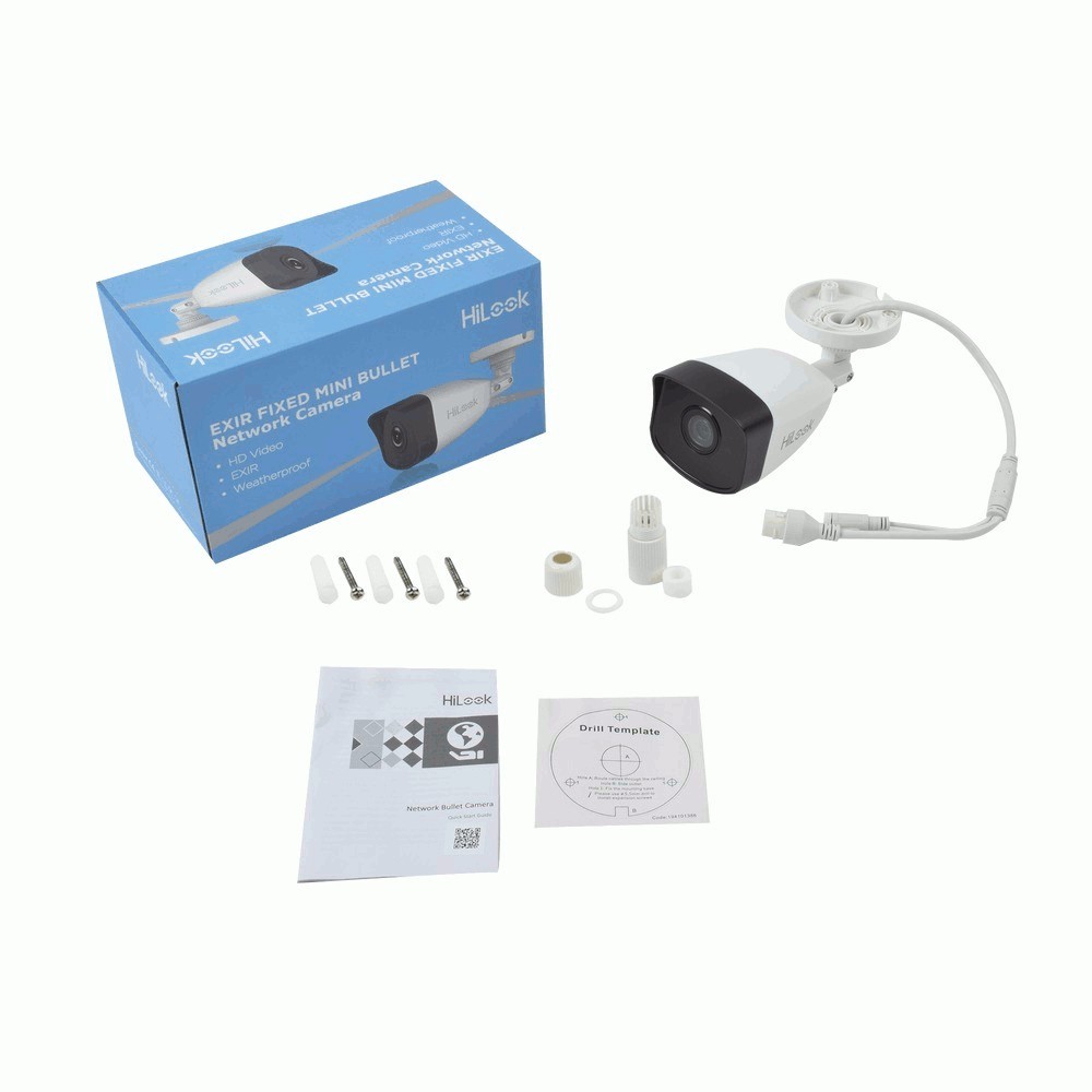 Camera IP hồng ngoại 2.0 Megapixel HILOOK IPC-B121H - Hàng chính hãng