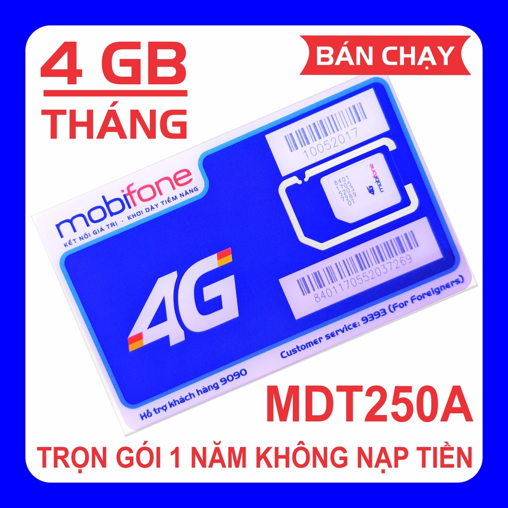 🔵 SIM 4G MOBIFONE TRỌN GÓI 1 NĂM MDT250A, MDT135A, MDT115A (Simbenthanh.vn)