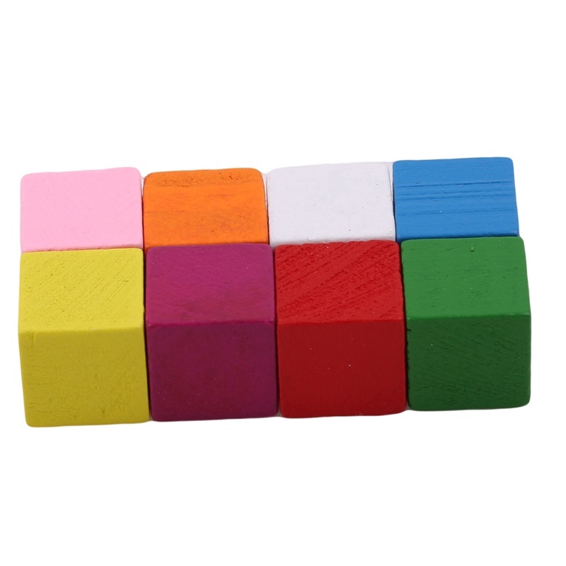 Set khối gỗ đồ chơi xây dựng xếp hình cho bé