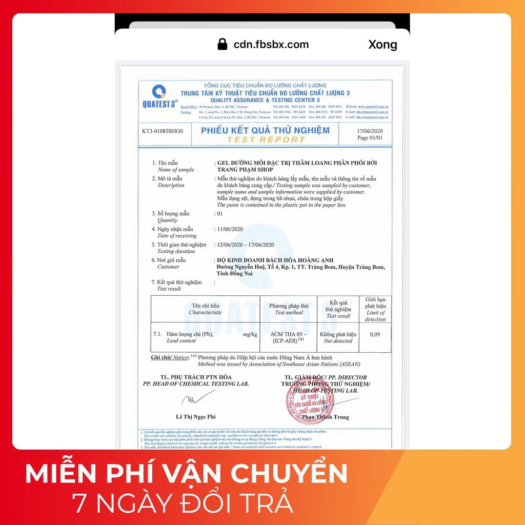 Dưỡng môi mỹ hương