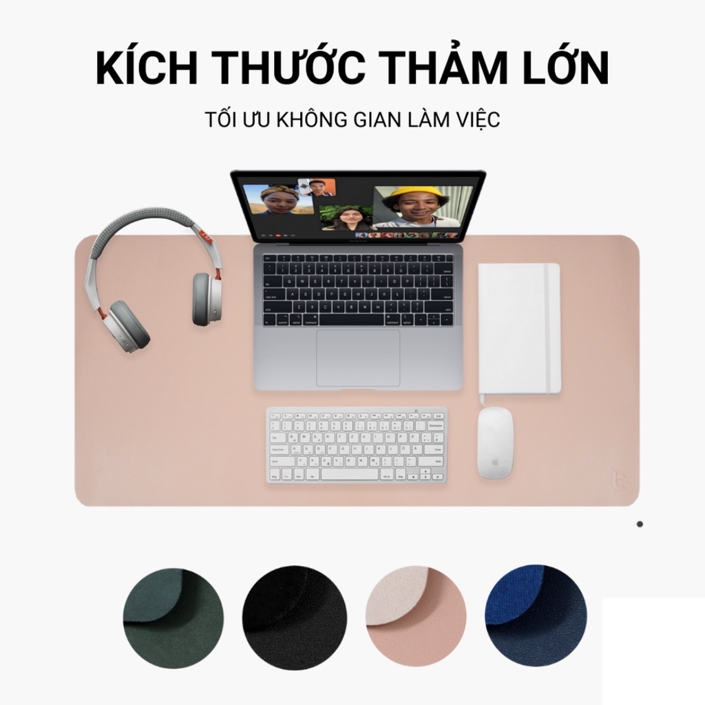 [Size Lớn 120x60]Miếng Lót Bàn Làm Việc Da DeskPad Cỡ Lớn Tấm Lót Chuột Size Lớn Chống Nước Nhiều Size Màu