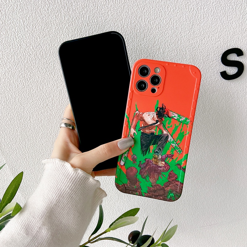 Ốp Điện Thoại Mềm Nhám In Hình Cưa Xích Cho iPhone 14 Pro Max 13 12 Pro Max X Xs Max XR 8Plus 11 Pro Max