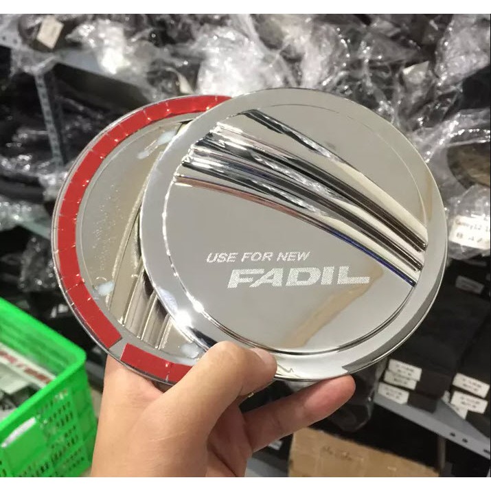 Ốp nắp bình xăng CARBON xe Vinfast Fadil 2019- 2022- 2023 vân cacbon cao cấp