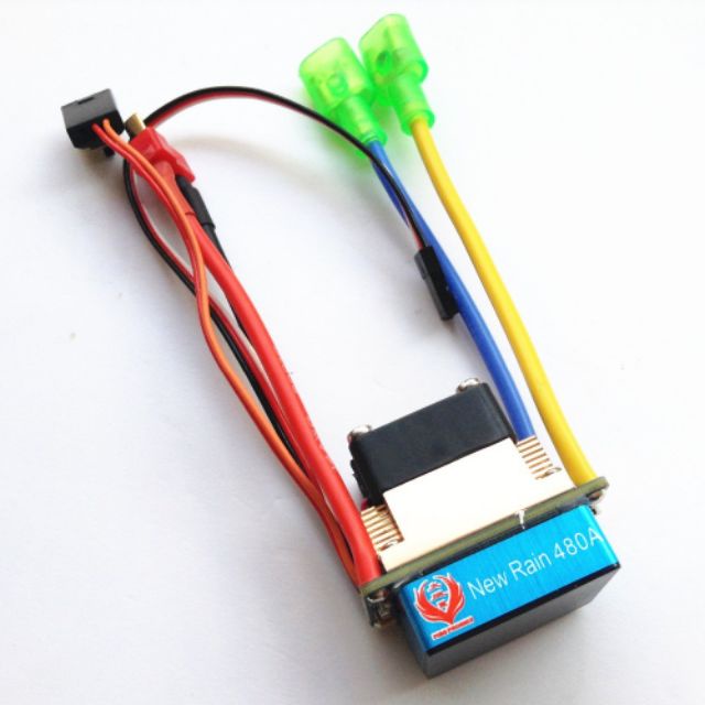 ESC chổi than 320A và 480A tản nhiệt quạt/nước để ráp tàu/xe điều khiển từ xa thích hợp cho tàu thuyền lỡ