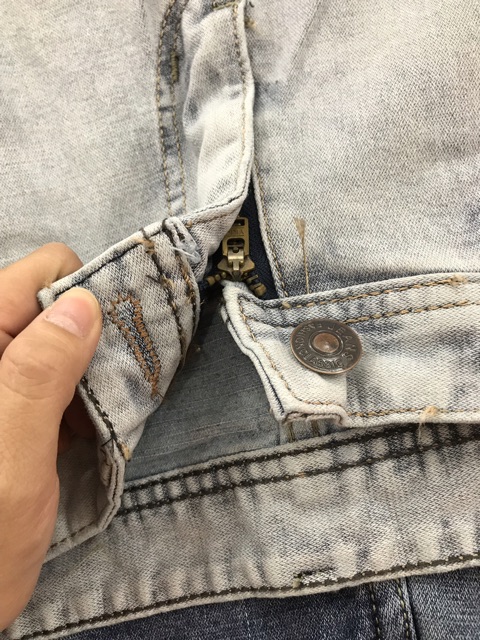 Quần jean dài nam, phối rách QN120