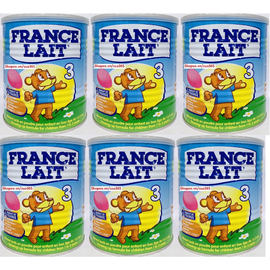 Sữa France Lait 3_400gr - Dành cho trẻ từ 1 đến 3 tuổi - Date luôn mới