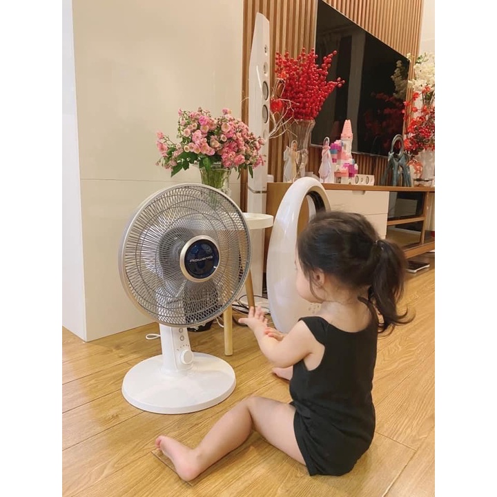 Quạt Bàn Rowenta VU2730 Turbo Silence Fan Extreme model mới nhất - siêu mát, siêu êm [Hàng Đức]