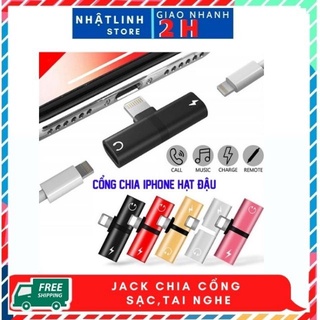 jack Chia Cổng Cắm Tai Nghe,cổng sạc tương thích các dòng IP7G/8G/7P/8P/X/XS/XSMAX/11/11PRO/11PROMAX/12P