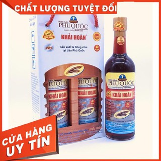 Nước mắm khải hoàn 40 độ 520ml - cặp 2 chai