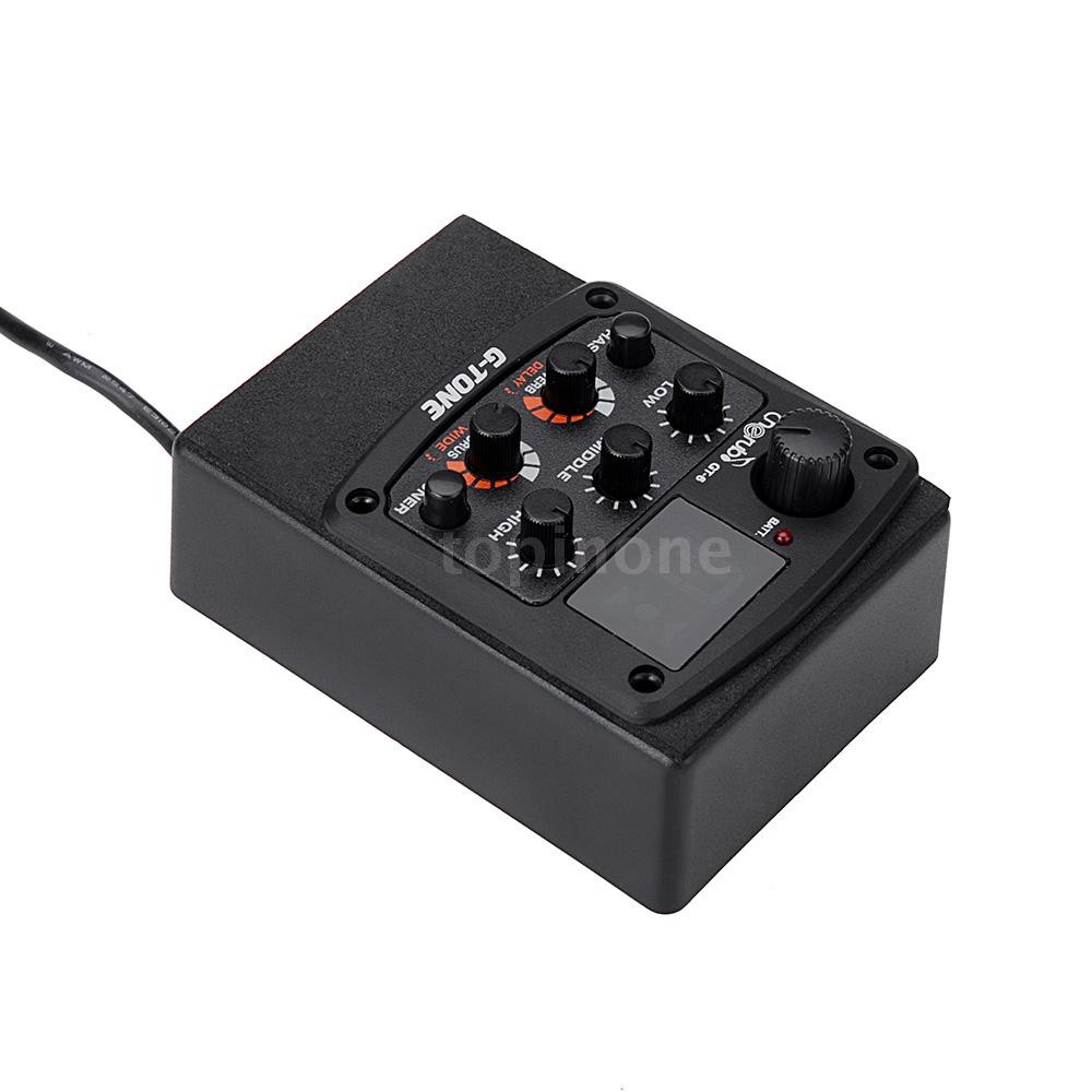 Thiết bị lọc tần số hệ thống âm thanh Equalizer 3 băng tần Cherub G-Tone GT-6 cho đàn ghi ta