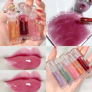 3PCS Son bóng màu nude tiện dụng không thấm nước trong suốt Oralzon Son bóng lỏng nuôi dưỡng đôi môi