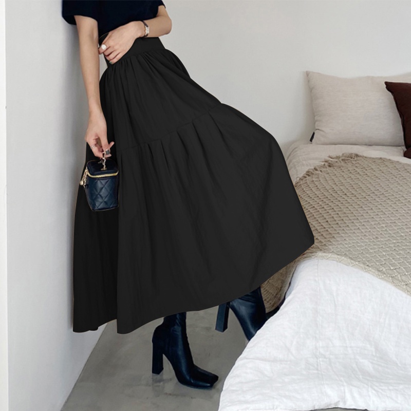 Chân váy dù CELMIA eo cao xếp ly thời trang giản dị cho nữ | WebRaoVat - webraovat.net.vn