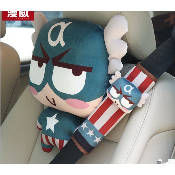 Gối tựa đầu MARVEL biệt đội siêu anh hùng trên ô tô